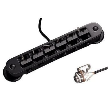 Schaller GTM P RU 45062RUP E-Gitarrensteg GTM Piezo Ruthenium