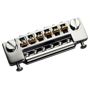 Schaller Steg-SH P CH 455P E-Gitarrensteg Steg/SH Piezo Chrom