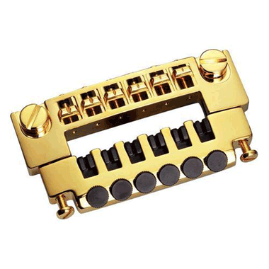 Schaller Steg-SH-FS P CH 456P E-Gitarrensteg Steg/SH/FS Piezo Chrom