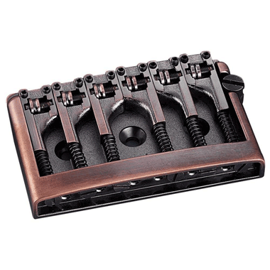 Schaller 3D-6 RU 478RU E-Gitarrensteg 3D6 Ruthenium