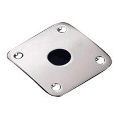 Schaller 159MC Buchsenblech Messing Satin  Chrom