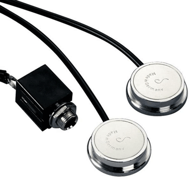 Schaller 722 Akustik-Tonabnehmer Oyster 10/83 Piezo Chrom