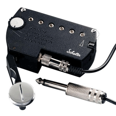 Schaller 210 Magnet-Tonabnehmer Western II Satin  Schwarz