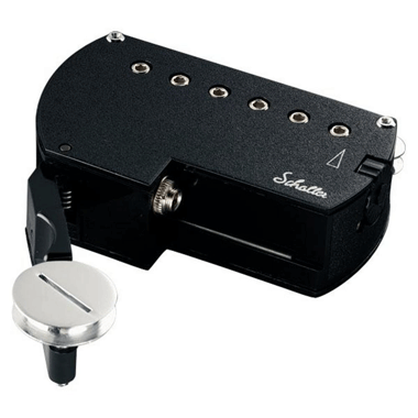 Schaller 209 Magnet-Tonabnehmer Western I Satin  Schwarz