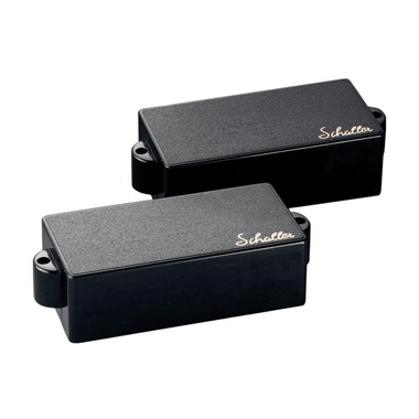 Schaller 265 E-Bass-Tonabnehmer PBA aktiv Schwarz Matt
