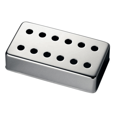Schaller 150RUN Tonabnehmer-Zubehör Kappen 12 Loch-Hals Neusilber Ruthenium