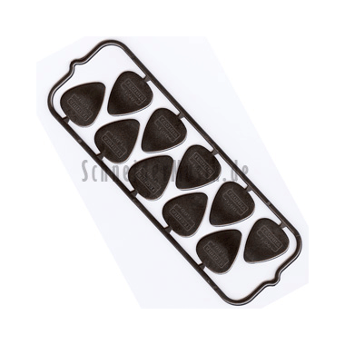 Techra Picks CARBON FIBER / Púas negro 0.85 mm (10-pack)