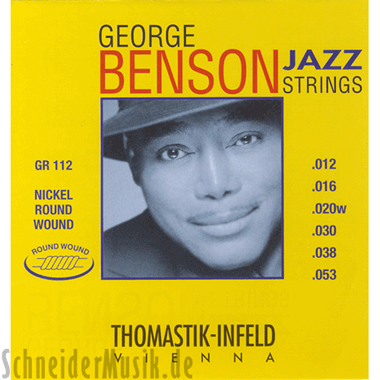 Thomastik GR112 George Benson JAZZ, Nickel Roundwound, medium light