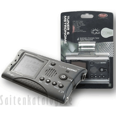 Stagg AUTOMATIC Tuner & Metronom incl.aufladbarer Akkus dunkelgrau