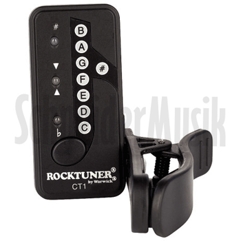 Rocktuner RT CT 1 Auto-Chromatic Clip-On Tuner, black