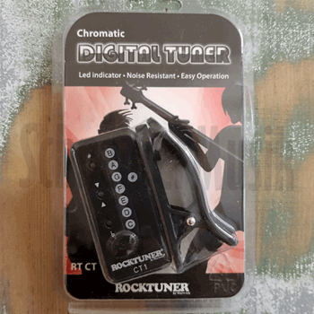 Rocktuner RT CT 1 Auto-Chromatic Clip-On Tuner, black
