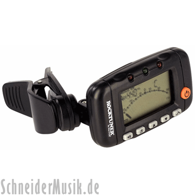 Rocktuner RT CT 3 Chromatic Clip-On Tuner with Metronome, black