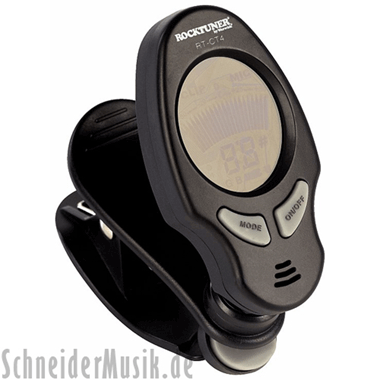 Rocktuner RT CT 4 Auto-Chromatic Clip-On Tuner, black