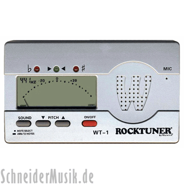 Rocktuner RT WT 1 Auto-Chromatic Tuner, silver