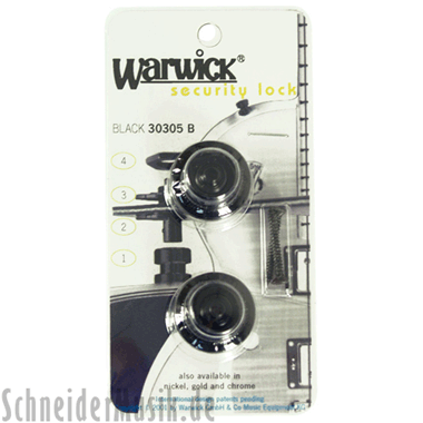 Warwick SP 30305 B Security Lock Set, black