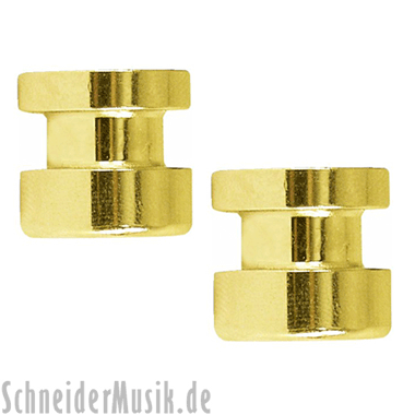 Warwick SP 30306 G Security End Pins, gold (2-pack)