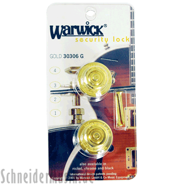 Warwick SP 30306 G Security Lock Set, gold