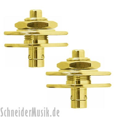 Warwick SP 30306 G Security Top Locks, gold (2-pack)
