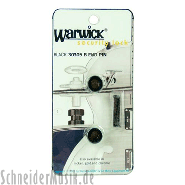 Warwick SP 30308 C Security End Pins, chrome (2-pack)
