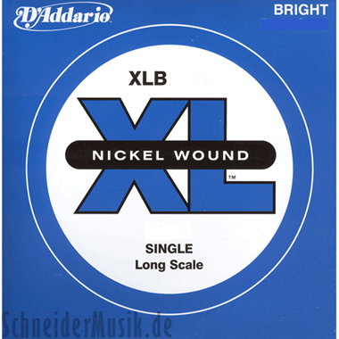 D'Addario XLB032 Bass XL Nickel Wound, Long Scale