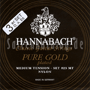 Hannabach 8257 MT Pure 24 Carat Gold-Plated, 3-Bass Set