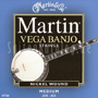 Martin V730 Vega Banjo Níquel 5-cuerdas Medium (lazo)
