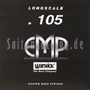 Warwick EMP coated Bass Einzelsaite  .105  - Einzelsaite / E-Bass