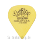 Dunlop 412 Plektren TORTEX SHARP yellow 0.73 mm
