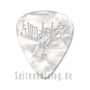 Dunlop 483 Púas GENUINE CELLULOID CLASSIC, blanco Perloid, Thin