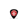 Dunlop L13 Plektren LUCKY 13 No.6 Spade Circle black 0.73 mm