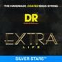 DR SIB6-30 EXTRA LIFE Silver Stars Medium 6-string