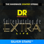 DR SIE-10 EXTRA LIFE Silver Star Electic Guitar Cuerdas Media
