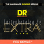 DR RDE-10 EXTRA LIFE Red Devils Electic Guitar Strings Medium