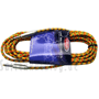 Stagg 6.0m VINTAGE TWEED Instrumentenkabel gelb