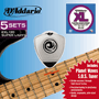 D'Addario Níquel EXL120 Extra Blanda  5 Juegos + PW S.O.S Afinador