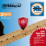D'Addario Bass Twin Pack EXL160TP + PW S.O.S Tuner