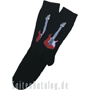 Music-Socks black with print E-guitar Size 46/48
