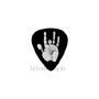 Planet Waves 1CBK6-10JG JERRY GARCIA Picks "Hand Print" 0.96mm Heavy (10 pack)