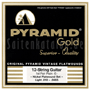Pyramid GOLD Chrome-Nickel Flatwound, 12-string, light