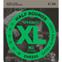 D'Addario Steel EHR330 Extra Super Light Half Round Wound