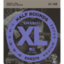 D'Addario EHR370 Steel Half Round Wound Media
