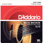 D'Addario EJ12 80/20 Bronze M