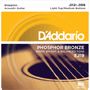 D'Addario EJ19 Phosphor Bronze Bluegrass