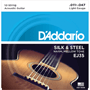 D'Addario EJ35 Silk & Steel, Silver Wound, Light (12-string)