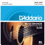 D'Addario EJ36 12- String 80/20 Bronze L