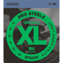 D'Addario EPS530 XL ProSteels Round Wound, Extra-Super Light