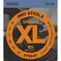 D'Addario EPS540 XL ProSteels Round Wound, Light Top/Heavy Bottom