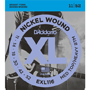 D'Addario EXL116 Níquel Entorchado Redondo Media Top  /  Dura Bottom