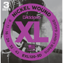 D'Addario Níquel EXL120-3D Pack Extra Blanda