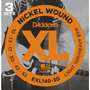 D'Addario EXL140-3D Nickel - 3 Sets Pack, Light Top/Heavy Bottom